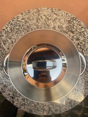 Caçarola Funda Tramontina Solar 24cm em Aço Inox