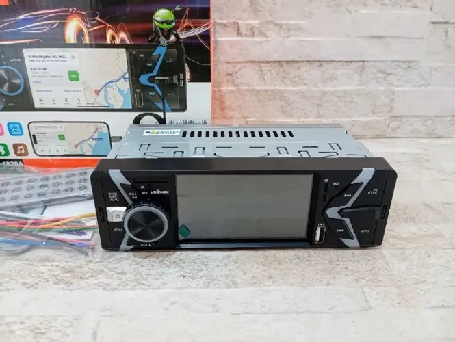 Central Multimídia 1 Din Tela 4" Touch Screen Lehmox LEY-1920A