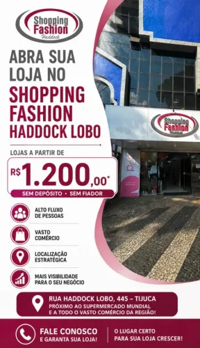 LOJA EM GALERIA COM ALTO FLUXO DE PEDESTRES NA TIJUCA