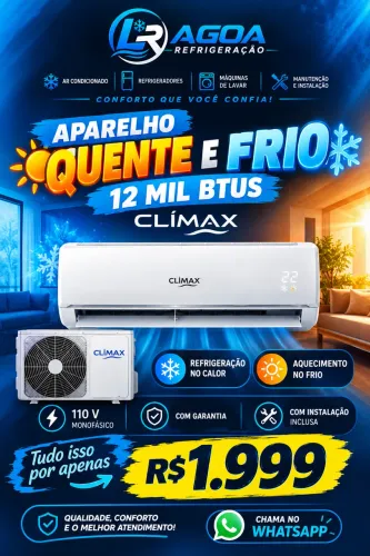 Ar quente frio 12 mil btus 127
