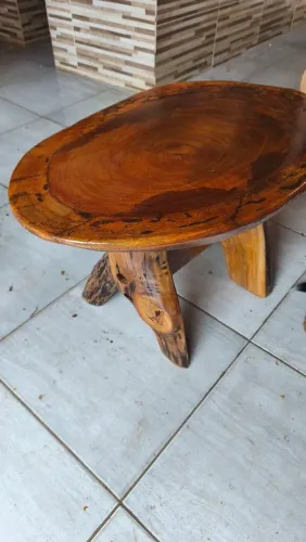 Mesa de centro rústica