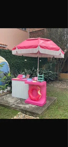 Estande completo para festas, feiras e exposições