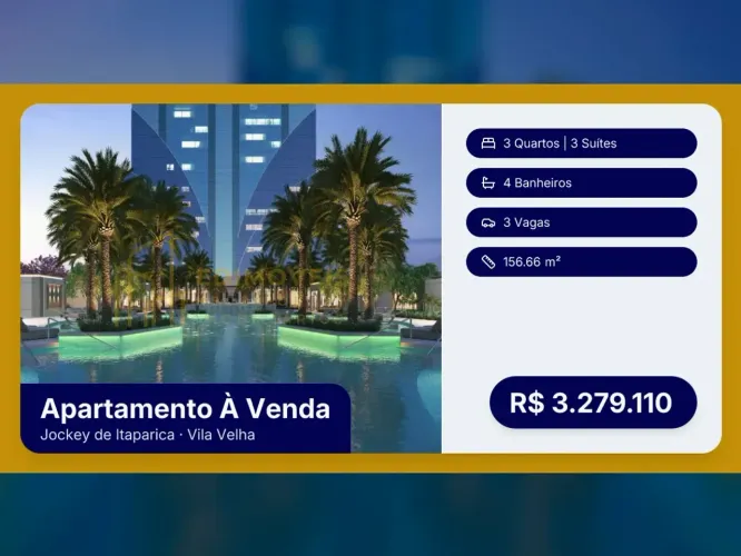 Seu novo lar no Jockey: Luxuoso Apartamento de 3 Suítes em Vila Velha