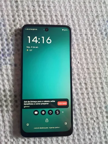 Celular moto g54 256 GB de memória e 8 de Ran