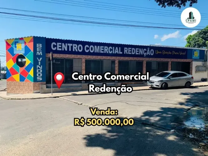Centro Comercial Redenção | Total de 7 Salas 3x5 | VENDA