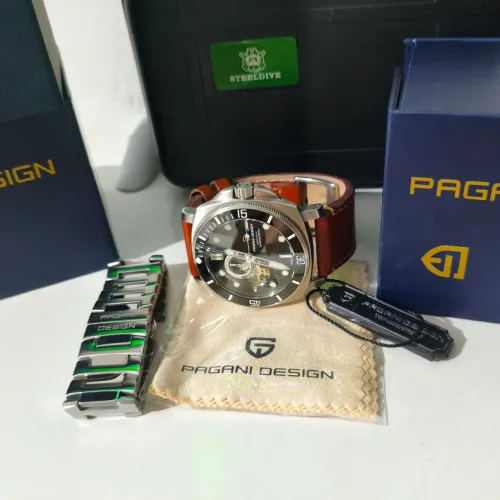Relógio Pagani design open heart 
