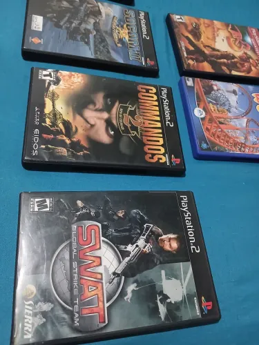 6 jogos originais para Playstation 2.