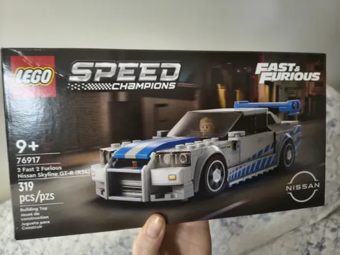 LEGO Speed Champions 2 Fast 2 Furious Nissan Skyline GT-R R34 76917 - 319 Peças - Novo Lac
