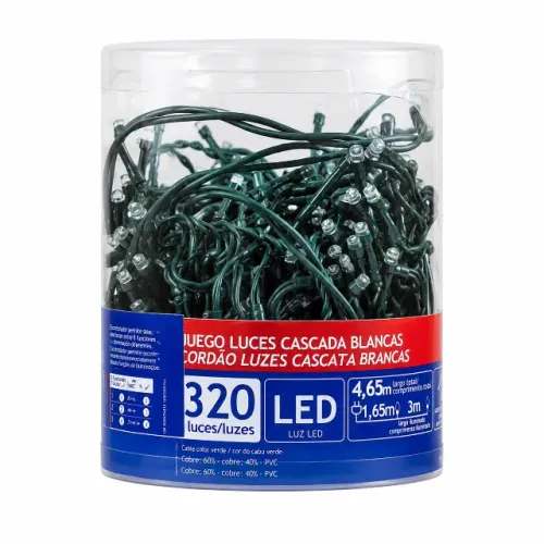 Pisca Pisca Cascata 320 Leds 1,5 metros 110V - R$ 50 Unidade