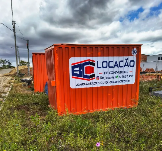 Locação de Containers Almoxarifado para obras em Fortaleza e regiao