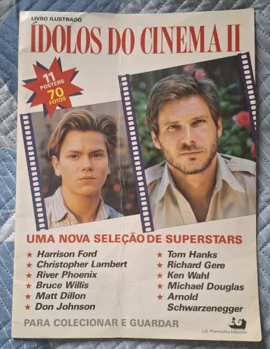 Álbum de Figurinhas Ídolos do Cinema II 1991