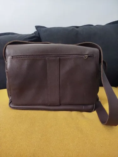 Bolsa Transversal Masculina Couro Legítimo 