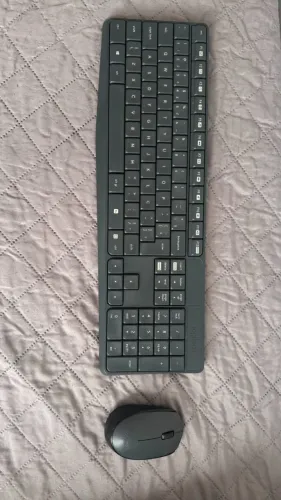 Combo Teclado e Mouse sem fio Logitech MK235 - Funcionando 100%