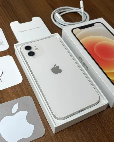 iPhone 12 Branco Completo Na Caixa | Impecável