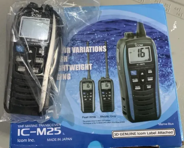 Rádio VHF portátil marítimo flutuante 5W