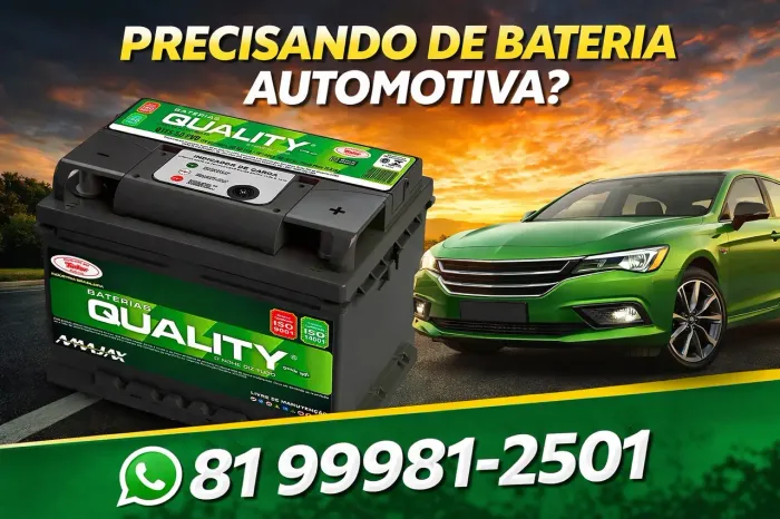 Bateria de carro quality - economia e durabilidade