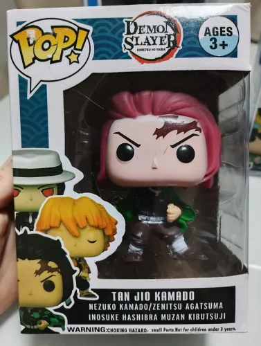Funko pop Cavaleiros do Zodíaco e Demon slayer (genéricos)