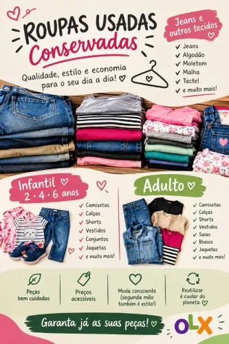 Roupas desapego 