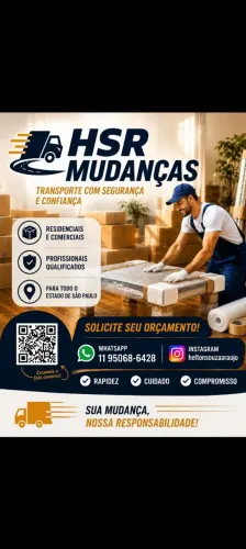 Mudanças para todo o território nacional com embalagem