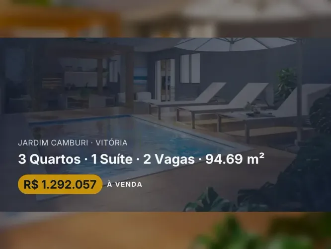 Jardim Camburi espera por você: Apartamento de 3 quartos com suíte!