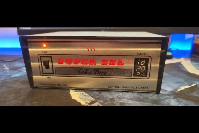 Conversor de Uhf Super Sel Color Luxo - Vintage anos 80