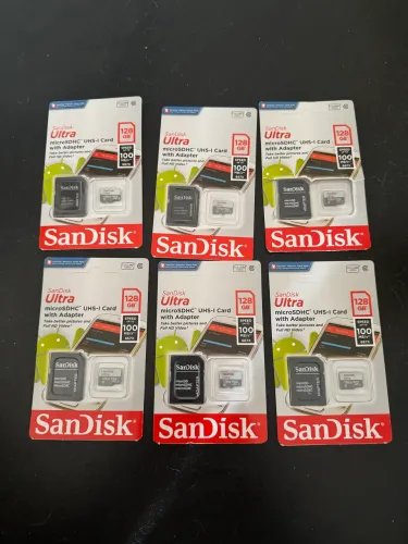 Cartão micro sd Sandisk 128GB