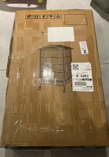 Viveiro/Gaiola Grande para Aves com Rodízios - 96 cm - Novo
