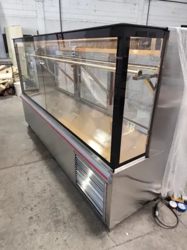 Vitrine Refrigerada Inox 1200x600x1250 cm