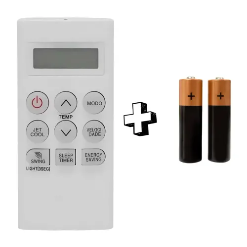 Controle Remoto Compatível Com Ar Condicionado LG + pilhas