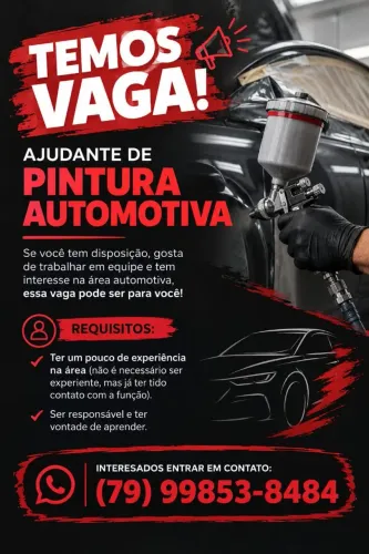 Auxiliar de pintura automotiva
