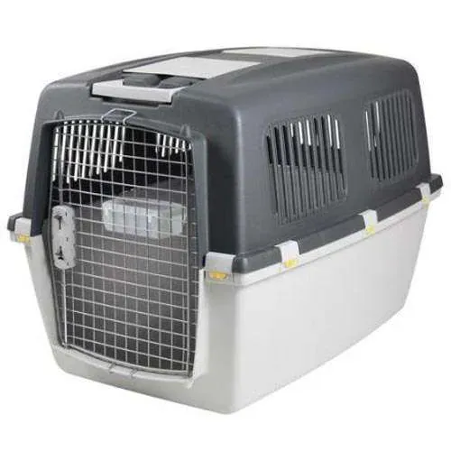 Caixa de transporte para cães.