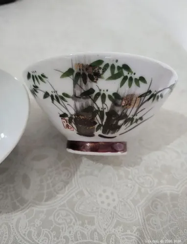 Par de bowl em porcelana japonesa 