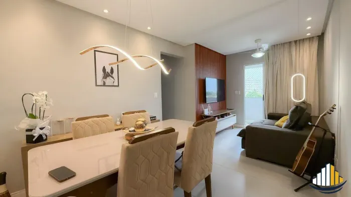 Apartamento 3/4 com 1 suíte - Semi mobiliado - R$3.300,00 - Morada Real - Lauro de Freitas
