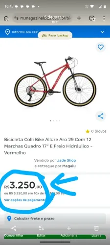 ? OPORTUNIDADE! BIKE TOP COLLI ARO 29 - SEMINOVA IMPECÁVEL ?