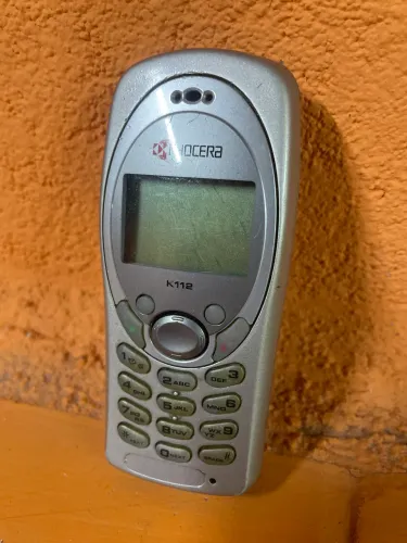 Celular Antigo Kyocera K112 Funcionando (Relíquia / Colecionador)