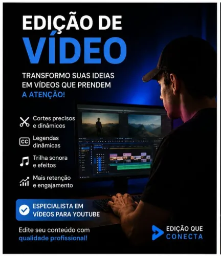 EDIÇÃO DE VÍDEO RAPIDA CUSTO BENEFÍCIO 
