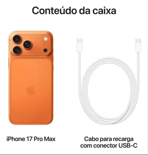 iPhone 17 pro Max novo