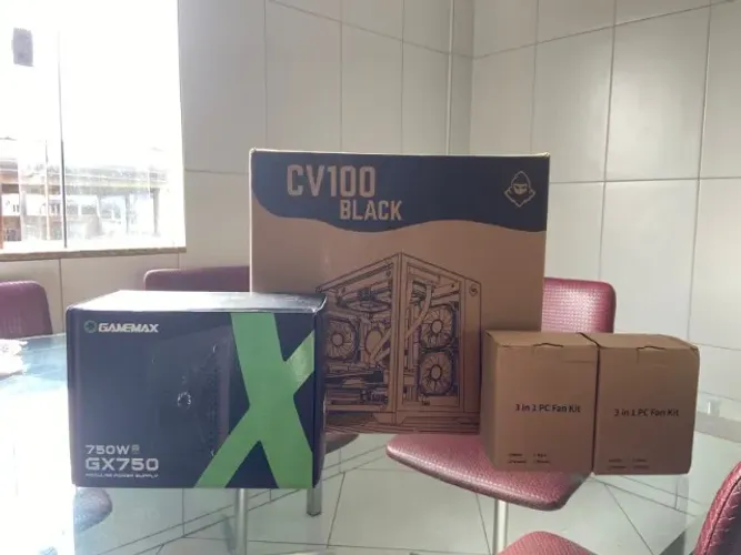 GABINETE, FANS E FONTE - PEÇAS 100% NOVAS