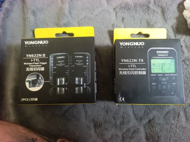 Flash Trigger Yongnuo YN622N II + YN622N-TX Nikon iTTL (Semi novo)