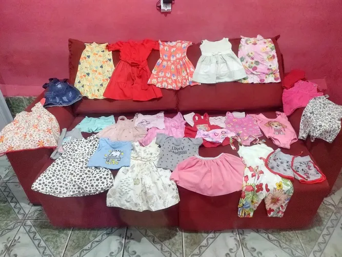 Roupas infantil menina 10 meses a 1 ano de idade