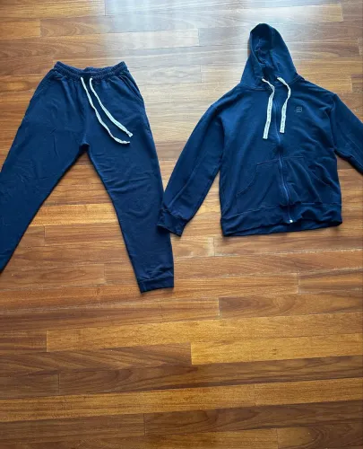 Conjunto Moletom Azul Marinho MY BK 12-14