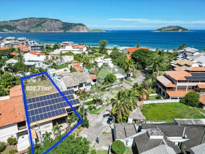 Terreno à venda, 802 m² por R$ 3.200.000,00 - Camboinhas - Niterói/RJ