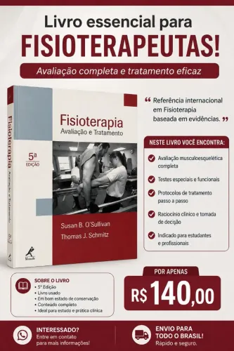 Livro Fisioterapia avaliação e tratamento O'Sullivan