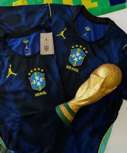 Camisa Brasil Azul Copa do mundo 2026