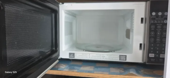 Microondas com defeito