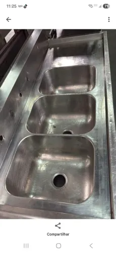 Pia aço inox 