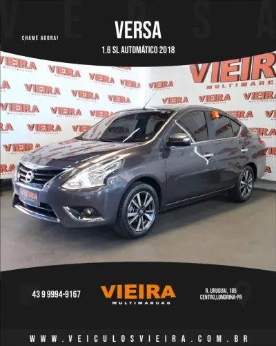 Nissan Versa SL 1.6 16V Flexstart 4P Aut. 2018