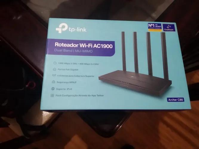 Roteador TP-LINK Wi-Fi AC1900 Novo Na Caixa