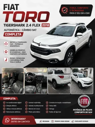 Fiat Toro Freedom 2.4 16V Flex Aut. 2018