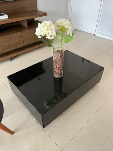 Mesa de Centro BOX em MDF Laqueado Brilhante | Excelente Estado